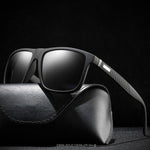 Polarized Sunglasses Square Frame Classic Male Coating Mirror