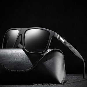 Polarized Sunglasses Square Frame Classic Male Coating Mirror