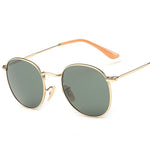 Round Sunglasses Polarized Men Vintage Eyewear