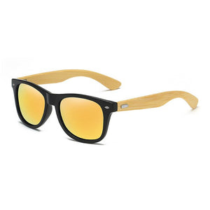 Bamboo Sunglasses Men Women Travel Vintage Wooden
