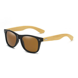 Bamboo Sunglasses Men Women Travel Vintage Wooden