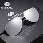 Male Rimless Aviation Sunglasses Men HD Polarized
