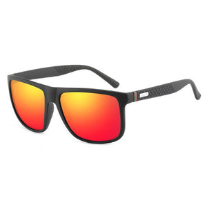 Polarized Sunglasses Square Frame Classic Male Coating Mirror