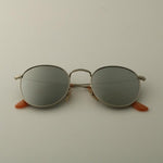 Round Sunglasses Polarized Men Vintage Eyewear