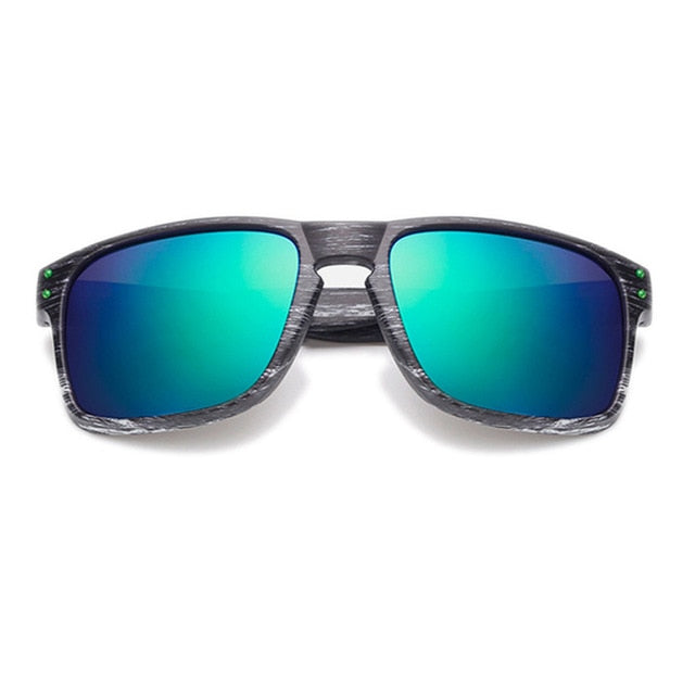 Wood Grain Male Sunglasses UV400 Driving Sun Glasses