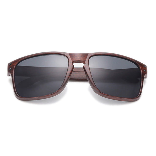 Wood Grain Male Sunglasses UV400 Driving Sun Glasses