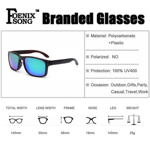 Wood Grain Male Sunglasses UV400 Driving Sun Glasses