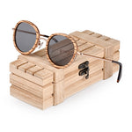 BOBO BIRD Wholesale Zebra Wooden Bamboo Polaroid Sunglasses