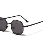 Retro polygon sunglasses Women Luxury