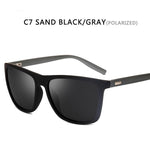 Square Polarizing Sunglasses uv400 Classic Retro
