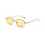 Retro Classic Small polygon Sunglasses Men