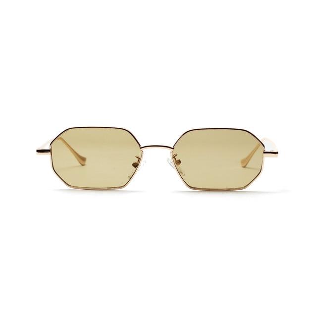 Retro Classic Small polygon Sunglasses Men