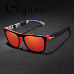 Square Polarized Sunglasses Mirror Ultralight Glasses Frame