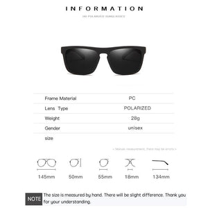 Square Polarized Sunglasses Mirror Ultralight Glasses Frame