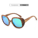 Zebra Wood Sunglasses For Men and Women Oversize