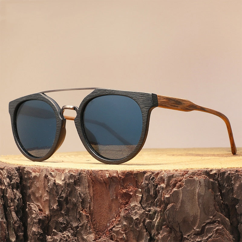 Vintage Acetate Wood Sunglasses For Men/Women High Quality