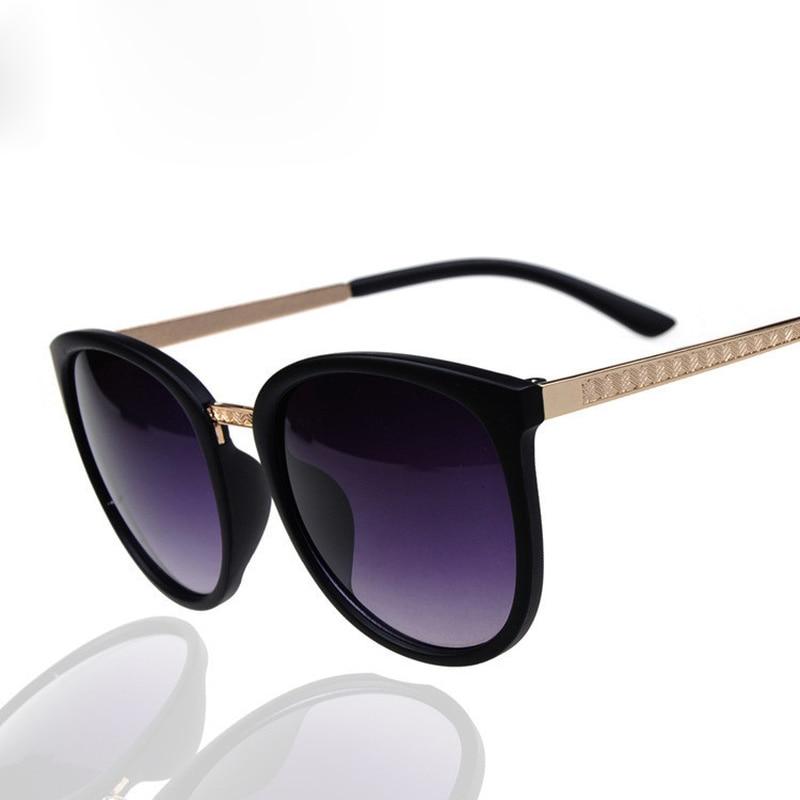 Nerzhul Trendy Brown Large Sunglasses Women