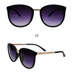 Nerzhul Trendy Brown Large Sunglasses Women